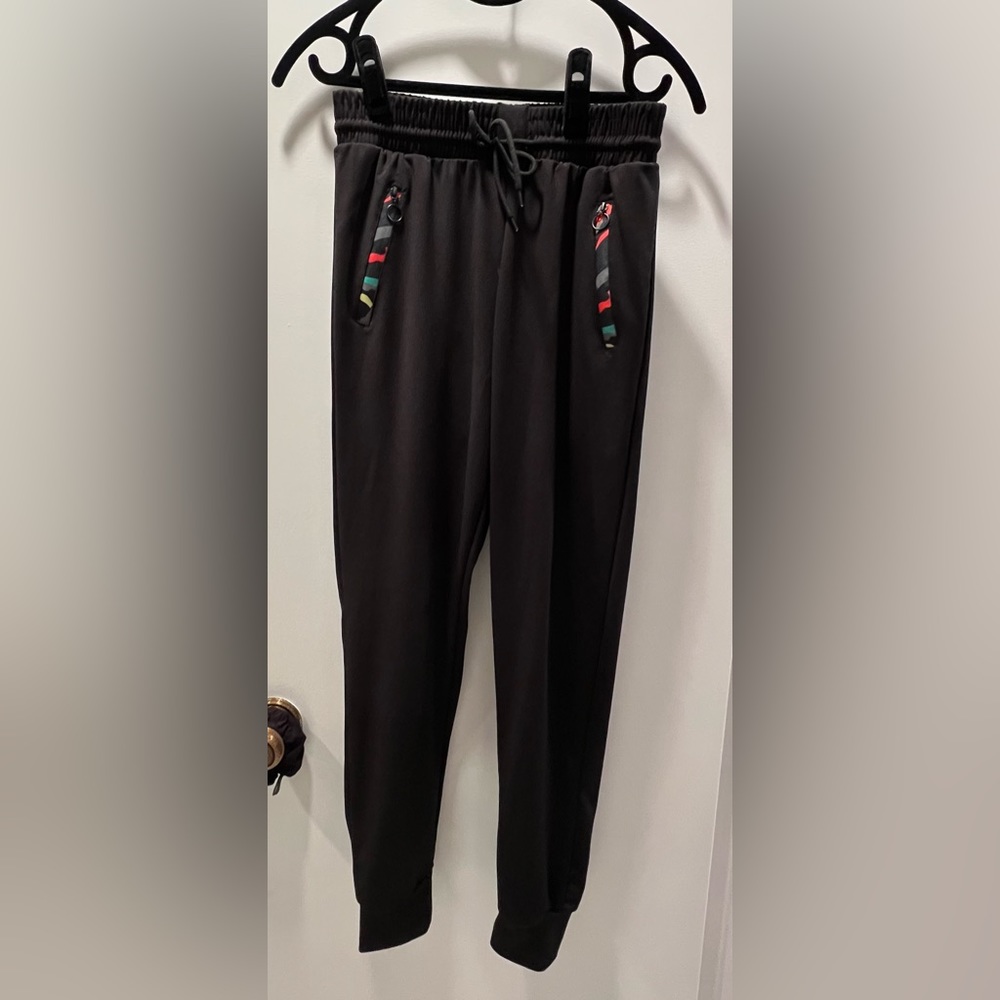 Black joggers